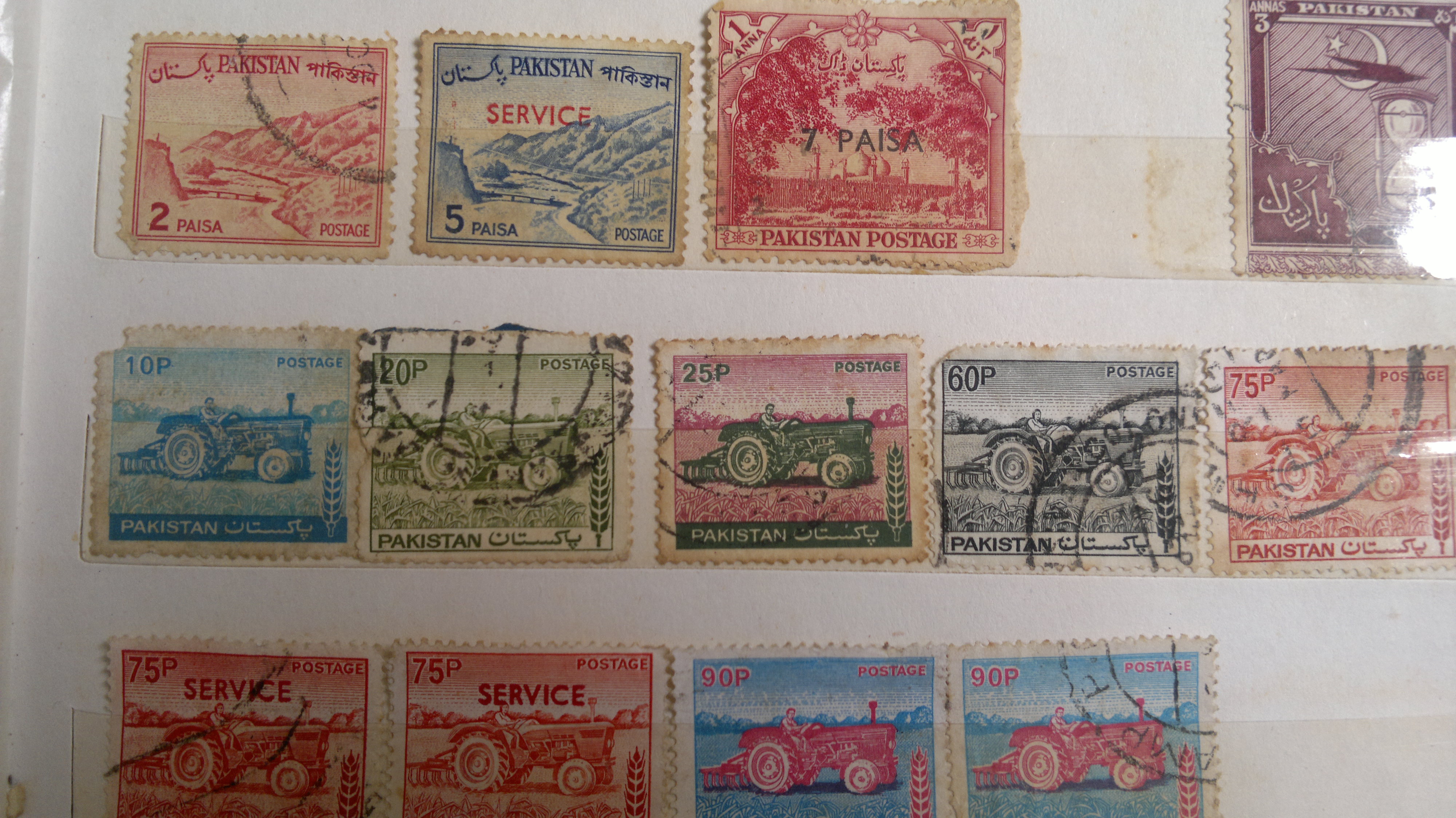 most commonly used postage stamps of past